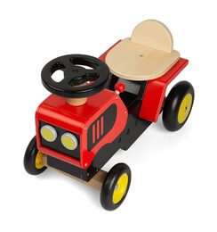 Bigjigs Toys Dřevěné odrážedlo Traktor