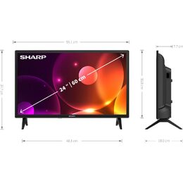 24FA2E LED TV 100Hz, T2/S/C2 SHARP