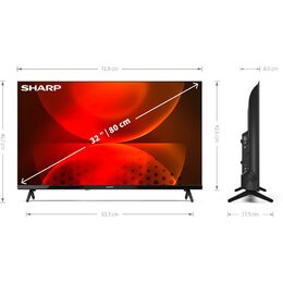 32FH2E ANDROID SMART TV T2/C/S2 SHARP