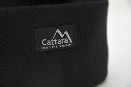 LED čelovka Cattara čepice BLACK s LED svítilnou USB nabíjení