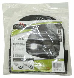 LED čelovka Cattara čepice BLACK s LED svítilnou USB nabíjení