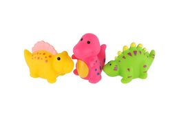 Dinosaurus 3ks do vody stříkací plast 7-9cm v sáčku 13,5x20cm 0m+