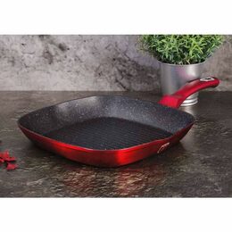 BERLINGERHAUS Sada nádobí s mramorovým povrchem 11 ks Burgundy Metallic Line BH-7142
