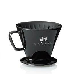 KELA Kávový filtr porcelánový Excelsa S černá KL-12491
