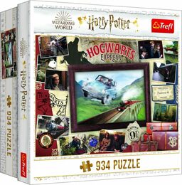 Puzzle Harry Potter Bradavický expres 934 dílků 68x48cm v krabici 26x26x10cm