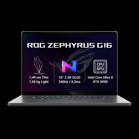 ASUS ROG Zephyrus G16 - Intel Ultra 9 185H/32GB/2TB SSD/RTX 4090 16GB/16"/WQXGA/