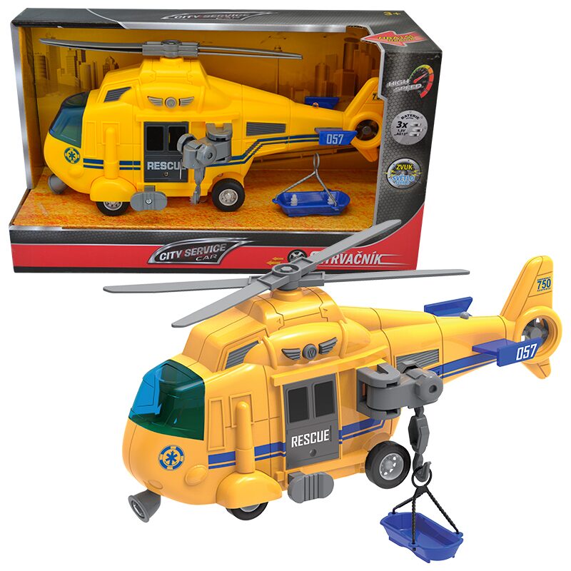 CITY SERVICE CAR - 1:16 Vrtulník pobřežní stráže - 3 druhy