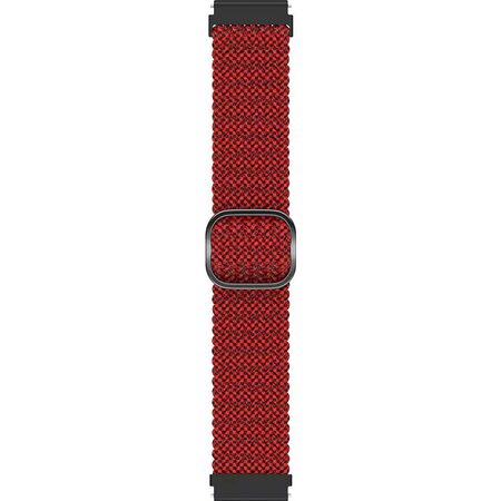 Řemínek textilní 22mm č. vínový ALIGATOR
