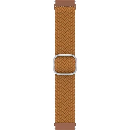 Řemínek textilní 22mm hnědý ALIGATOR