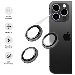 Camera Glass iPhone 15/15Plus gray FIXED