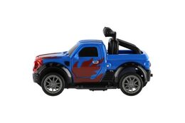 Auto terénní Off-Road plast 10cm na zpětné natažení 2 barvy 12ks v boxu