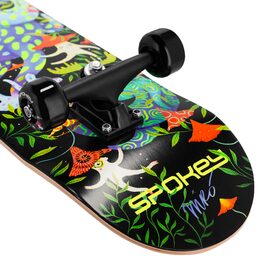 Spokey OLLIE Skateboard 78,7 x 20 cm, ABEC7, se svíticimi prvky ve tmě