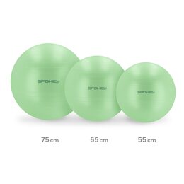 Spokey FITBALL Gymnastický míč, 55 cm, zelený