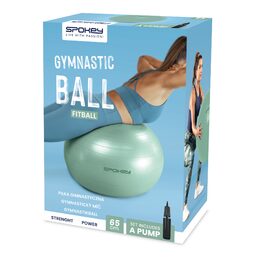 Spokey FITBALL Gymnastický míč, 65 cm, zelený