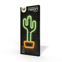 Dekorativní LED neon Kaktus zelený
