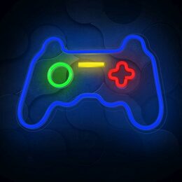 Dekorativní PLEXI LED neon Gamepad multicolor