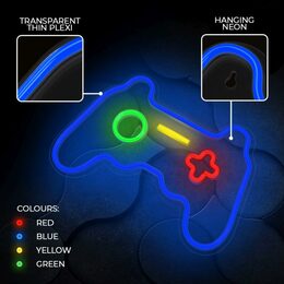 Dekorativní PLEXI LED neon Gamepad multicolor