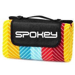 Spokey PICNIC GRAIN Pikniková deka s popruhem 130x150 cm