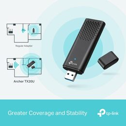USB klient TP-Link Archer TX20U AX 1800 adaptér, 2,4/5GHz, USB 3.0