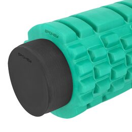 Spokey MIX ROLL Masážní fitness válec 2v1, 33 cm, zelený