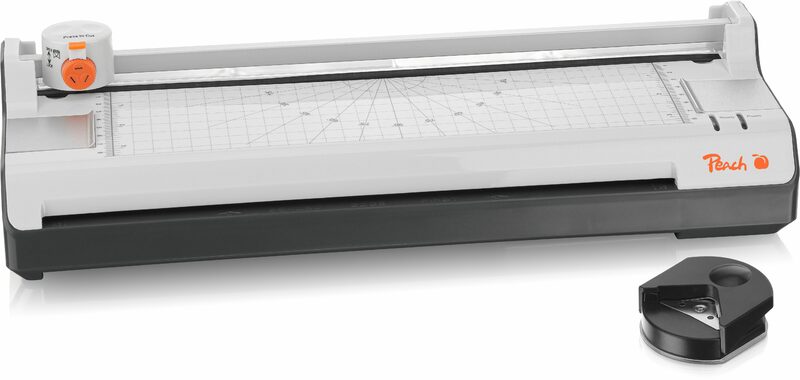PEACH laminovačka 6 v 1 PBP450, A3, vestavěná řezačka a zastřihovač rožků, POŠKOZENÝ OBAL