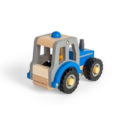 Bigjigs Toys Traktor modrý