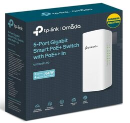 Switch TP-Link SG2005P-PD Smart, 4x GLan s PoE, 1x GLAN s PoE-in, 90W, Omáda SDN