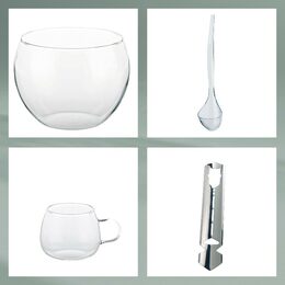 KELA Sada na punč / bowle Juntos sklo 11 ks KL-16670