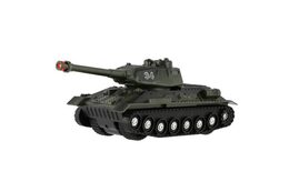 Tank plast 23x8cm na setrvačník na baterie se světlem se zvukem 2 barvy 8ks v boxu
