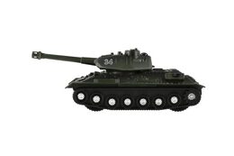 Tank plast 23x8cm na setrvačník na baterie se světlem se zvukem 2 barvy 8ks v boxu