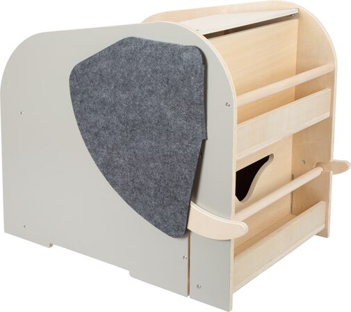small foot Box na hračky se sedadlem a kolečky slon Wildlife