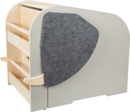 small foot Box na hračky se sedadlem a kolečky slon Wildlife