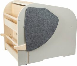 small foot Box na hračky se sedadlem a kolečky slon Wildlife