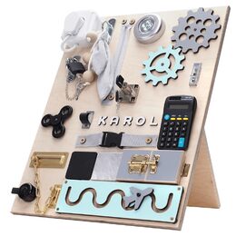 Manibox Activity board Senzorická deska se zásuvkou - střední