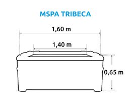 Nafukovací vířivka Marimex MSPA  TRIBECA s pevnou konstrukcí