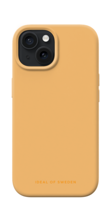 Silikonový ochranný kryt iDeal Of Sweden pro iPhone 15 Apricot