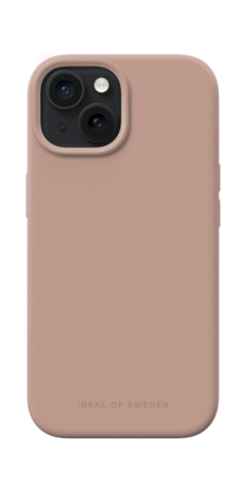 Silikonový ochranný kryt iDeal Of Sweden pro iPhone 15 Blush Pink