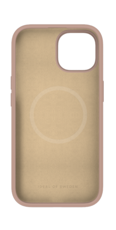 Silikonový ochranný kryt s Magsafe iDeal Of Sweden pro iPhone 15 Blush Pink