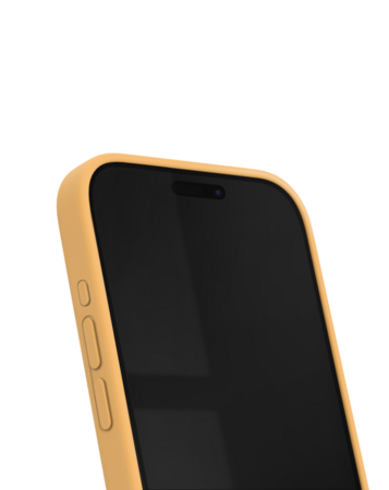Silikonový ochranný kryt iDeal Of Sweden pro iPhone 15 Pro Apricot