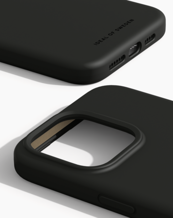 Silikonový ochranný kryt iDeal Of Sweden pro iPhone 15 Pro Max Black