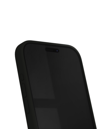 Silikonový ochranný kryt iDeal Of Sweden pro iPhone 15 Pro Max Black