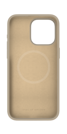 Silikonový ochranný kryt s Magsafe iDeal Of Sweden pro iPhone 15 Pro Max Beige