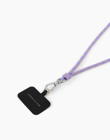 Univerzální šňůrka na krk pro telefony se zadním krytem purple