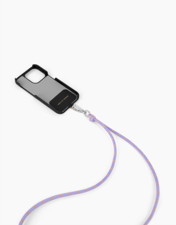 Univerzální šňůrka na krk pro telefony se zadním krytem purple