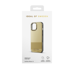 Ochranný kryt Clear Case iDeal Of Sweden pro iPhone 15 Mirror Gold