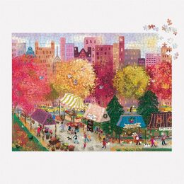 Galison Puzzle Podzim na Městském trhu 1000 dílků