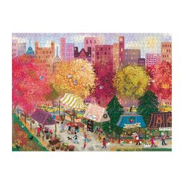 Galison Puzzle Podzim na městském trhu 1000 dílků