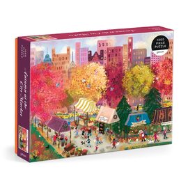 Galison Puzzle Podzim na městském trhu 1000 dílků