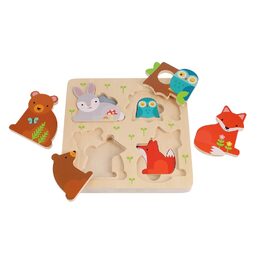 Petit Collage Dřevěné Reveal Puzzle Jsi moje miminko