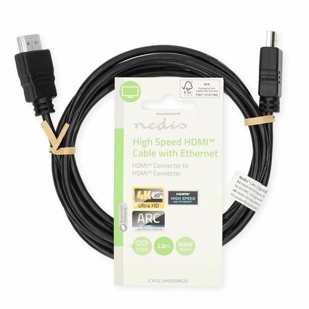 Nedis CVGL34002BK20 HDMI kabel HighSpeed 2m